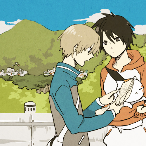 welcometowonderland:  たーぬーまー by あお