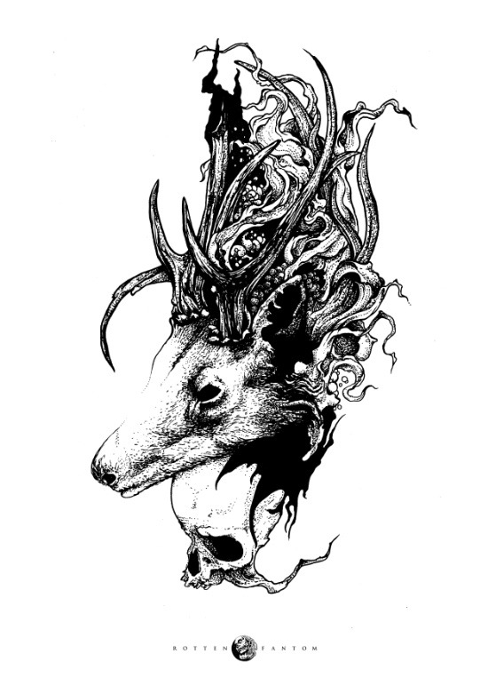 ex0skeletal:  by Rottenfantom   