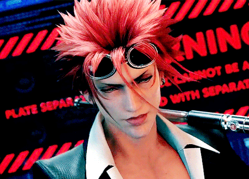 GIF REQUEST MEME: Final Fantasy Vii + Most Attractive Character (6): RENO OF THE TURKS Requested By @effervescerror