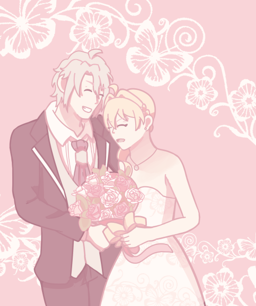 lexiesdoodles:thinking of gakutsumu wedding with the new gaku……