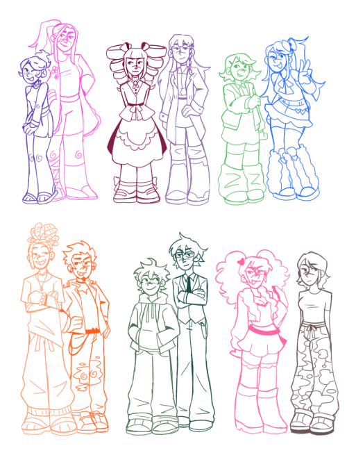 I Doodled The Whole DR1 Cast 