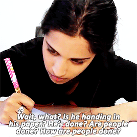 iiswhoiis:  me taking tests 