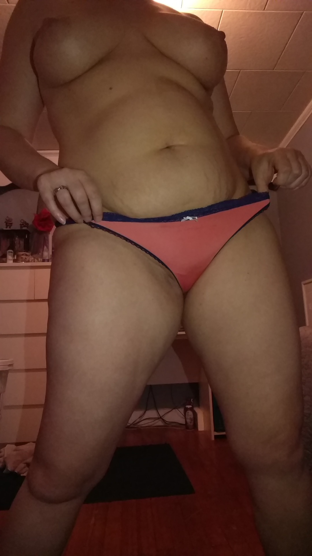 chanceslostkitten:  Orange you glad it’s thong Thursday? Lol.  -LostKitten  Yummy