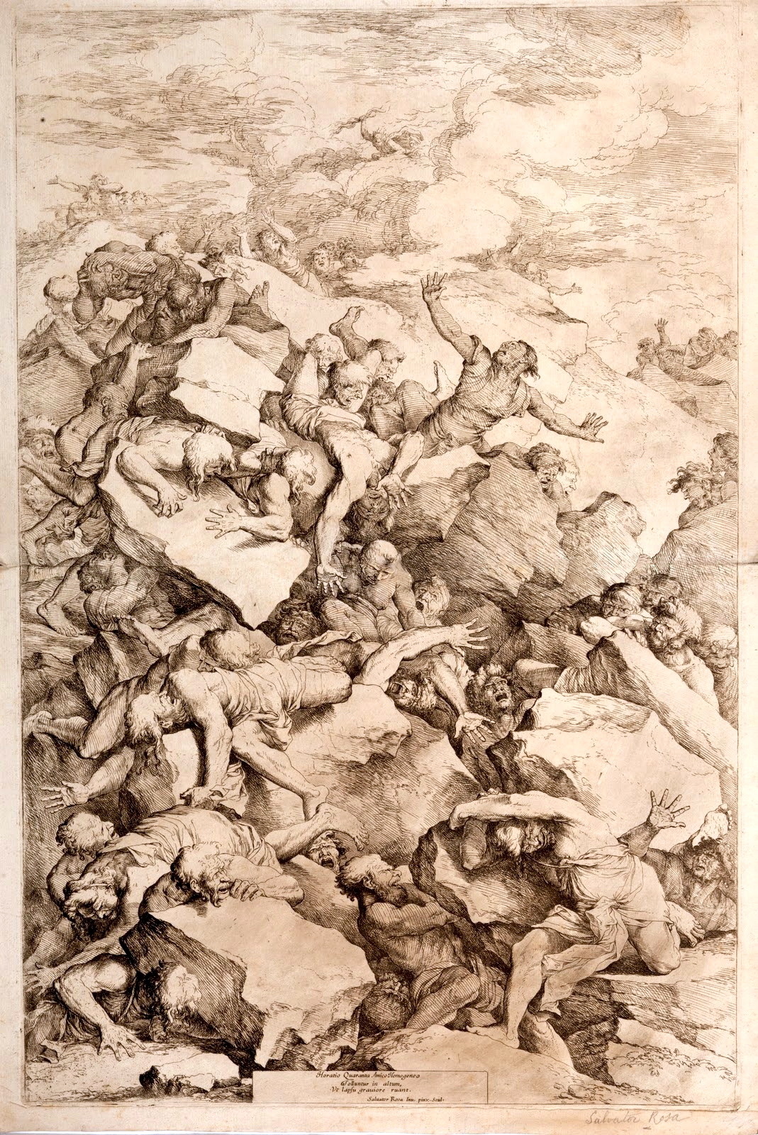 Salvator Rosa, The Fall of the Giants, c. 1663