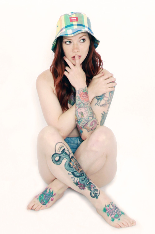 alysha:  mltd-blog:  Stussy Mad Plaid bucket hat available here  model: hattie watson  Another lil photo by me. Hattie’s doing all the work.