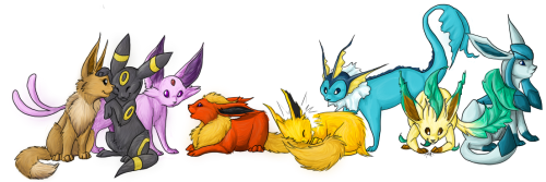 Guess how much I love the Eeveelutions?