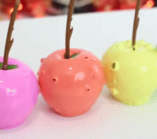 whisperstims:Rainbow Candy Apples