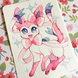 mieau:Sylveon #watercolor for a customer