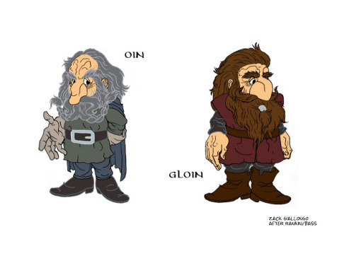 the-shadow-is-a-passing-thing:The Hobbit Dwarves re-imagined in Rankin/Bass style, Zack Giallougo.