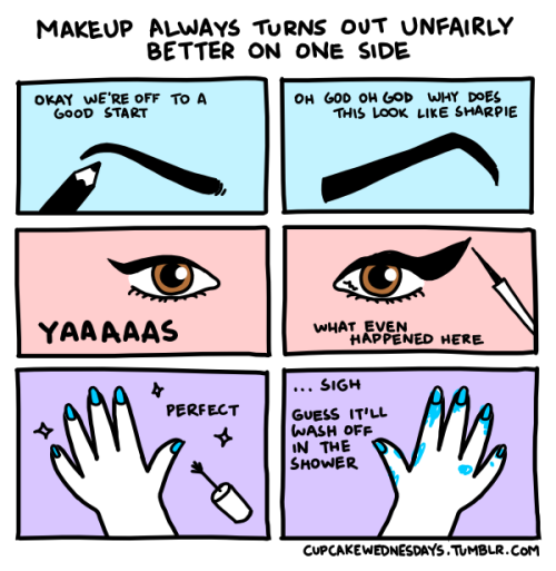 TIL winged eyeliner is equally hard to draw on the computer as it is on your face