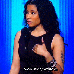 brokebut-wealthy:  ghostbabie:  literarygingerfox:  ghostbabie:  literarygingerfox:  This suggests that Nicki Minaj also wrote little bits and pieces of “Baby Got Back.” Which would be impressive… except it’s a lie. LIES NICKI MINAJ.  tumblr user