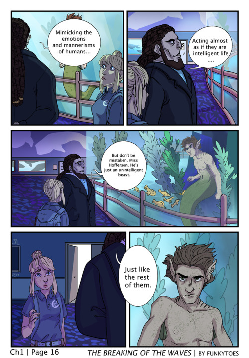 dragon-girl-laughing: funkytoesart: Ch1 | P16 | The Breaking of the Waves [Mermaid Hiccup Au]Masterp