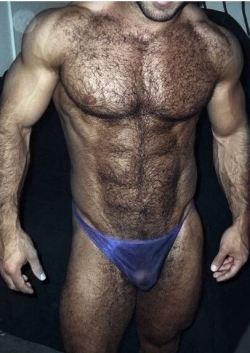 manthongsnstrings:  machodesungao:  http://machodesungao.tumblr.com/  Super hot bear thong bulge