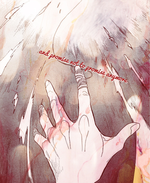 charmingsprout:   I’ll never say I’ll never loveBut I don’t say a lot of thingsAnd you my love are gone  [bokeh] [watercolor] 