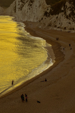 artsinmyheart:  Sunset at the beach 