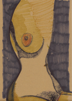 rufoism: “half woman” markers on paper, 30,5x21,5 cm 2015 