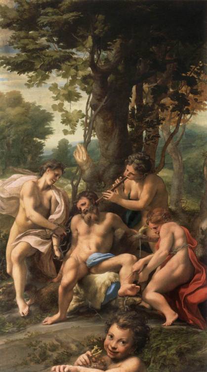 XXX artmastered:  Correggio, Allegory of Virtues photo