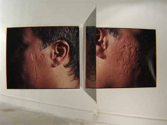 endthymes:  berni searle, portrait (2004) 