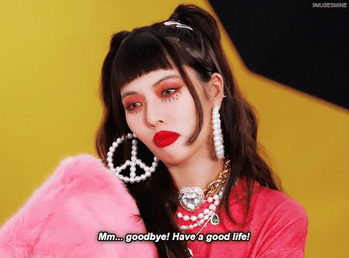 9musesmine:A few words to ex-fans who’ve left your fan club A-ing? (HyunA Cool vs. Not Cool intervie