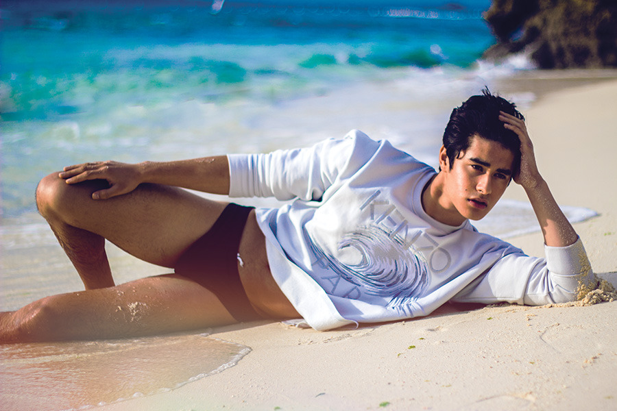 tofftumbles:  Washed Ashore / / Garage Magazine May 2014Model: Jeff LanganPhotography: