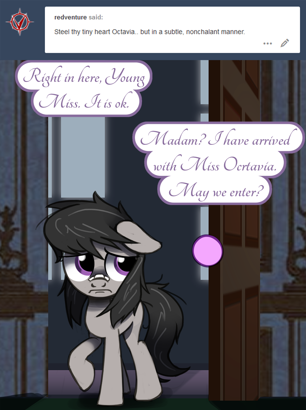 ask-canterlot-musicians:It’s time we had a talk. ;w; &lt;3