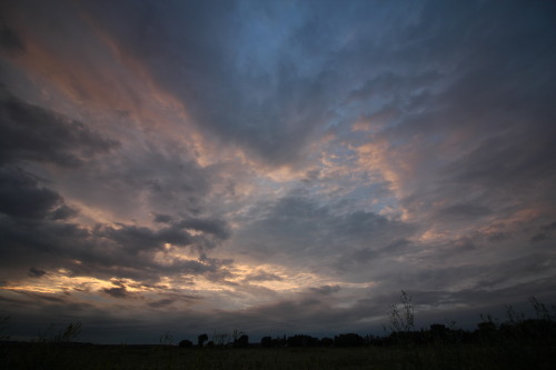 Turbulent sky