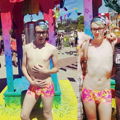 Here Are A Few Pic Of @otter_loves_you From Denver's Pride, These Colors Seem To Mesh So Well With The