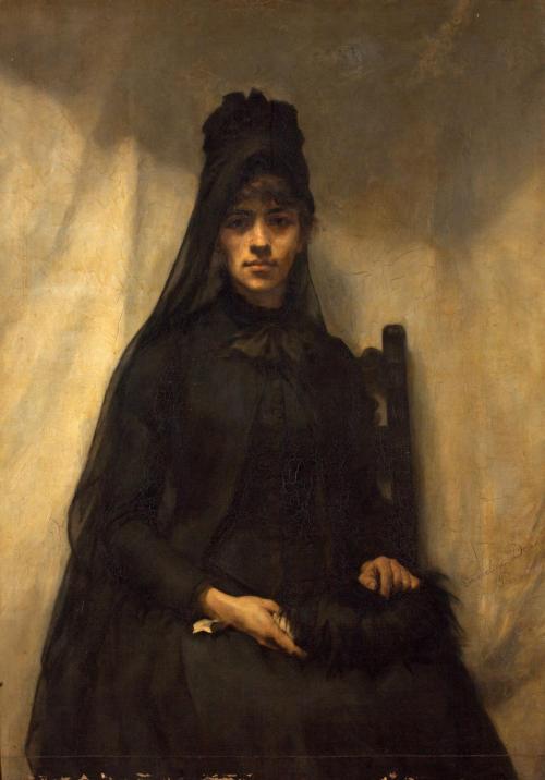 pintoras:Emmeline Deane (British, 1858 - 1944): Anna Bilinska (via Victoria Art Gallery)