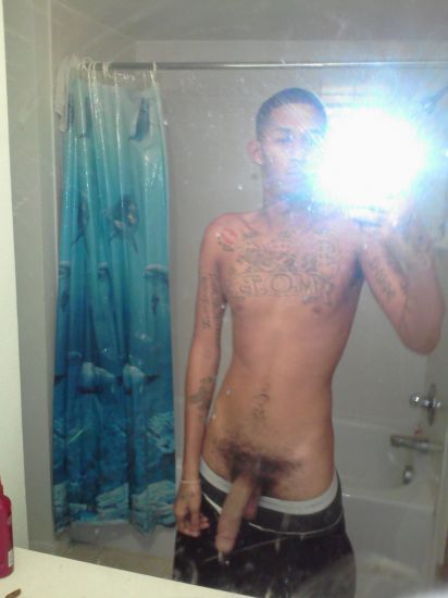 black-m4m:  Tatted Teen Lightskinned Nigga 