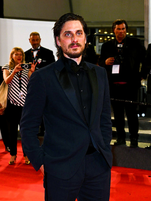 LUCA MARINELLI at the red carpet for Le Otto Montagne (2022) at the 75th Annual Cannes Film Festival