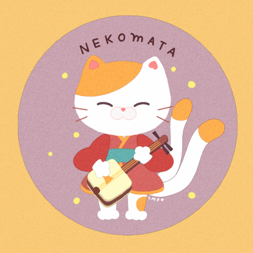  #JLMyōkaioftheday : Nekomata  A nekomata is a very powerful and dangerous cat yōkai that is able to