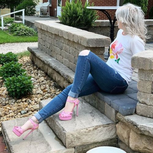 engineeringinheels: @casadeiofficial Flora heels in Lac Pink #casadei #highheels #designershoes #des