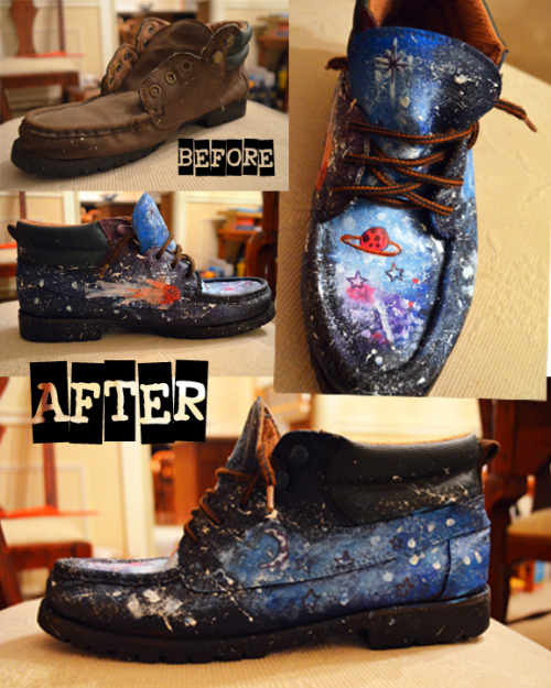 AAAAND  this is what i did with my day today. DIY galaxy shoes. hooorah.