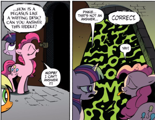 brandxspandex:Pinkie Pie operates on a whole other level to us mere mortals.