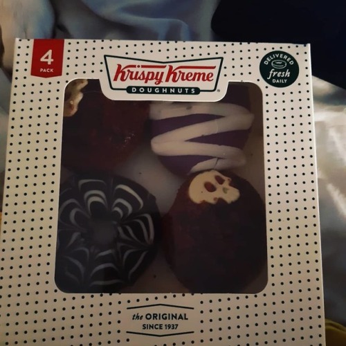 Sweet and Spooky #halloween #october #krispykreme #donuts (at Morayfield, Queensland, Australia) htt