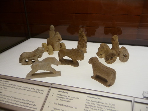 Romano-Germanic Museum - children’s lifeToy dishes, animals, soldiers and,,,school :-)Cologne,