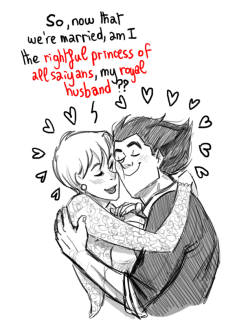 stupidoomdoodles:  saiyans are romantics