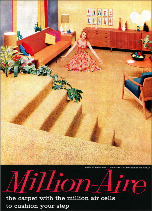 1960 Million-Aire Carpet ad totallymystified