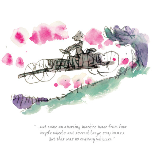 Quentin Blake, illustration for Danny, the Champion of the World, limited edition print.