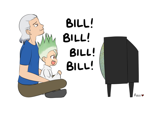potetheart: byakuya is tired of watching bill nye over and over but he shall endure 