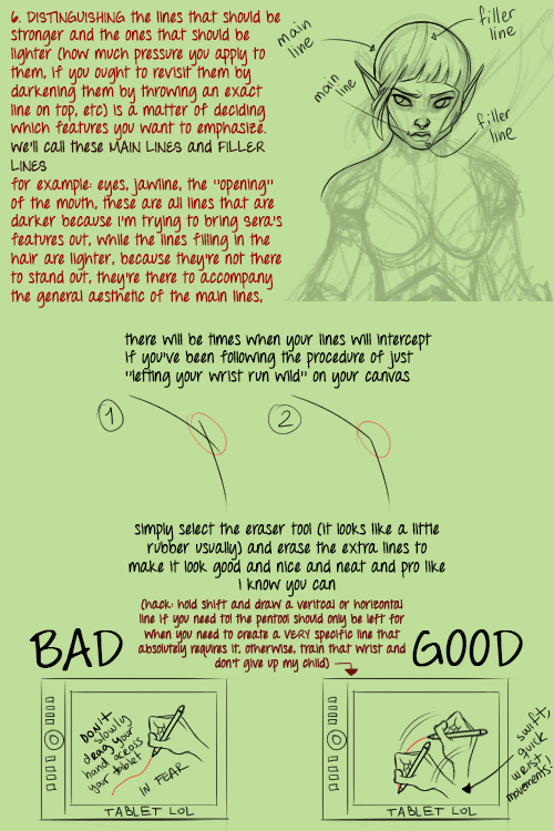 felitomkinson:  okay I think this covers the basics of the way I do my lineart, hopefully it’ll be helpful enough! if something’s unclear don’t be afraid to shoot me an ask about it. enjoy and dON’T GIVE UP it might get really frustrating at times