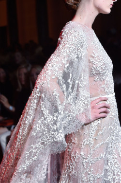 girlannachronism:  Elie Saab fall 2014 couture details