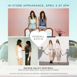 fuckyeahdash:  How crazy is it that Kendall &amp; Kylie are coming to the Bay Area?! I can’t go but wanted to give a heads up for all that are nearby if they’re interested! 