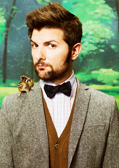 nickmillerturtleface:  &ldquo;Adam Scott is an unlikely romantic lead. He is