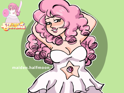 top 2 beautiful women, Rose Quartz from Steven Universevery easy  to draw very pretty,this order is 