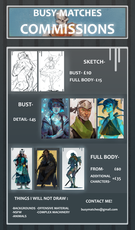 busy-matches:COMMISSIONS: CLOSED! ✨3-5 Slots AvailableNo Group Shots! ✨Paypal onlyEmail me at busyma