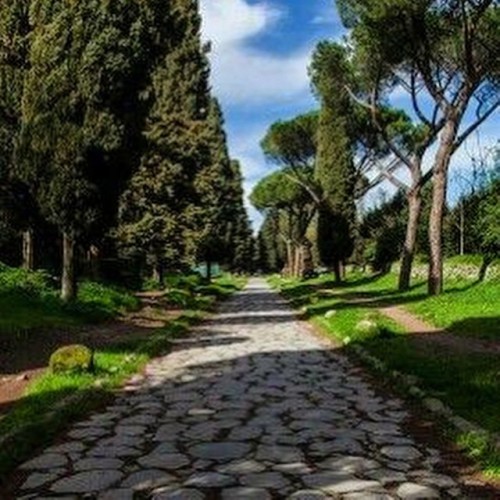 Via Appia Antica -  One of the most famous ancient roads. It was built in 312 BC. by Appius Claudius