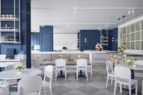 {Lunch-time inspiration from Studio Tate’s design for the Middletown Cafe.} viaH&H is on Pintere