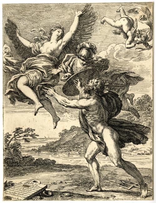 Neptune Pursuing Coronis by Vieira Lusitano (1724)
