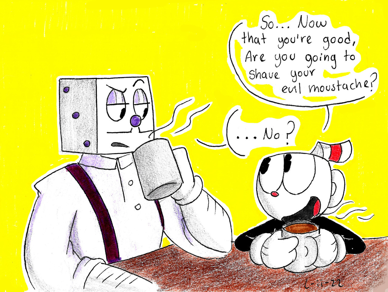 ⚡SalvagedEdish⚡ — I had saved an AU for a while where King Dice